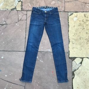 Ernest Sewn Skinny Jeans with Zippered Legs
